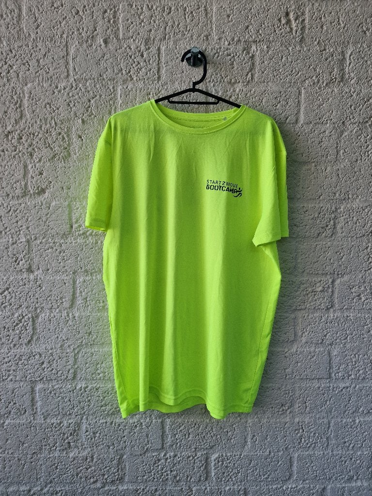 Neon sport T-shirt XL geel, Geel, Maat 46/48 (XL) of groter, Ophalen of Verzenden, Zo goed als nieuw