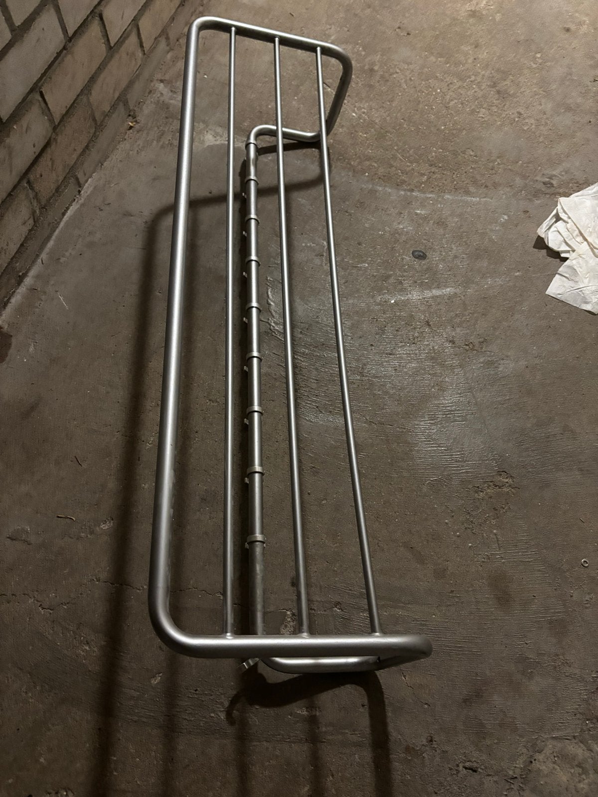 Originele Gispen wandkapstok - 1 meter, Huis en Inrichting, Gebruikt, Minder dan 100 cm, Metaal, Ophalen