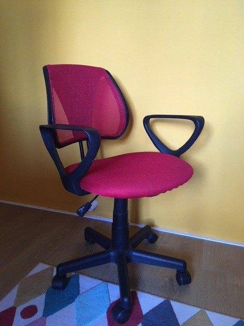 Bureaustoel, rood, hjh office, Ophalen, Zo goed als nieuw, Rood, Bureaustoel