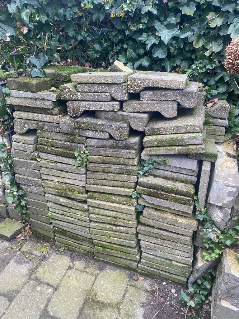 Tuintegels - Zelf ophalen, Ophalen, Gebruikt, Minder dan 5 m², Beton