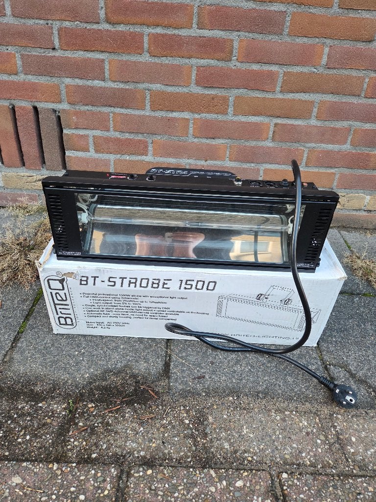 Briteq BT-STROBE 1500 stroboscoop, Ophalen, Gebruikt, Licht, Geluidgestuurd