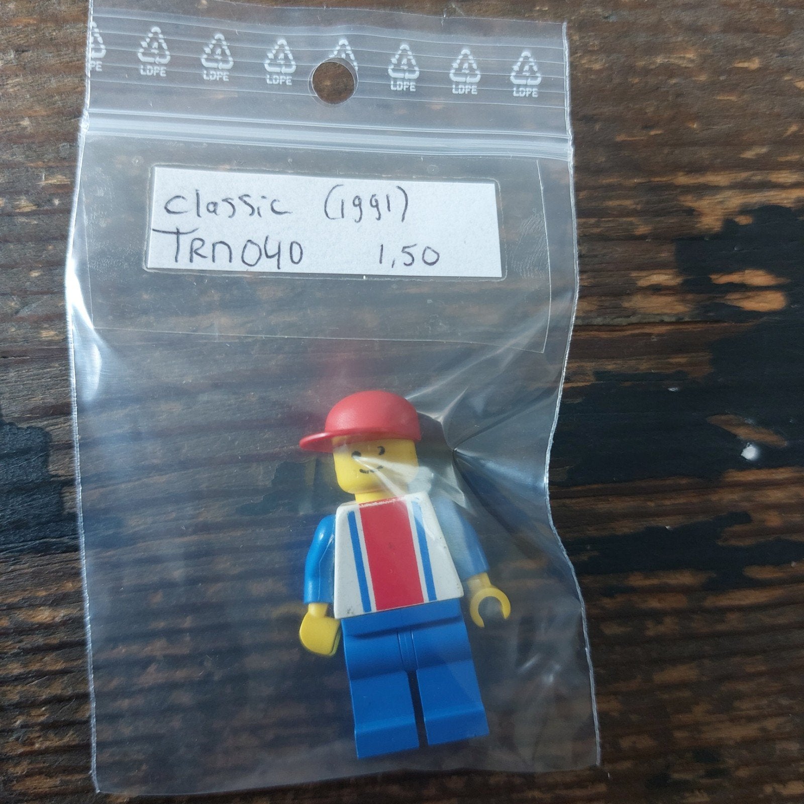 Lego Classic Minifiguur TRN040 uit 1991, Ophalen of Verzenden, Gebruikt, Minifiguur, Lego