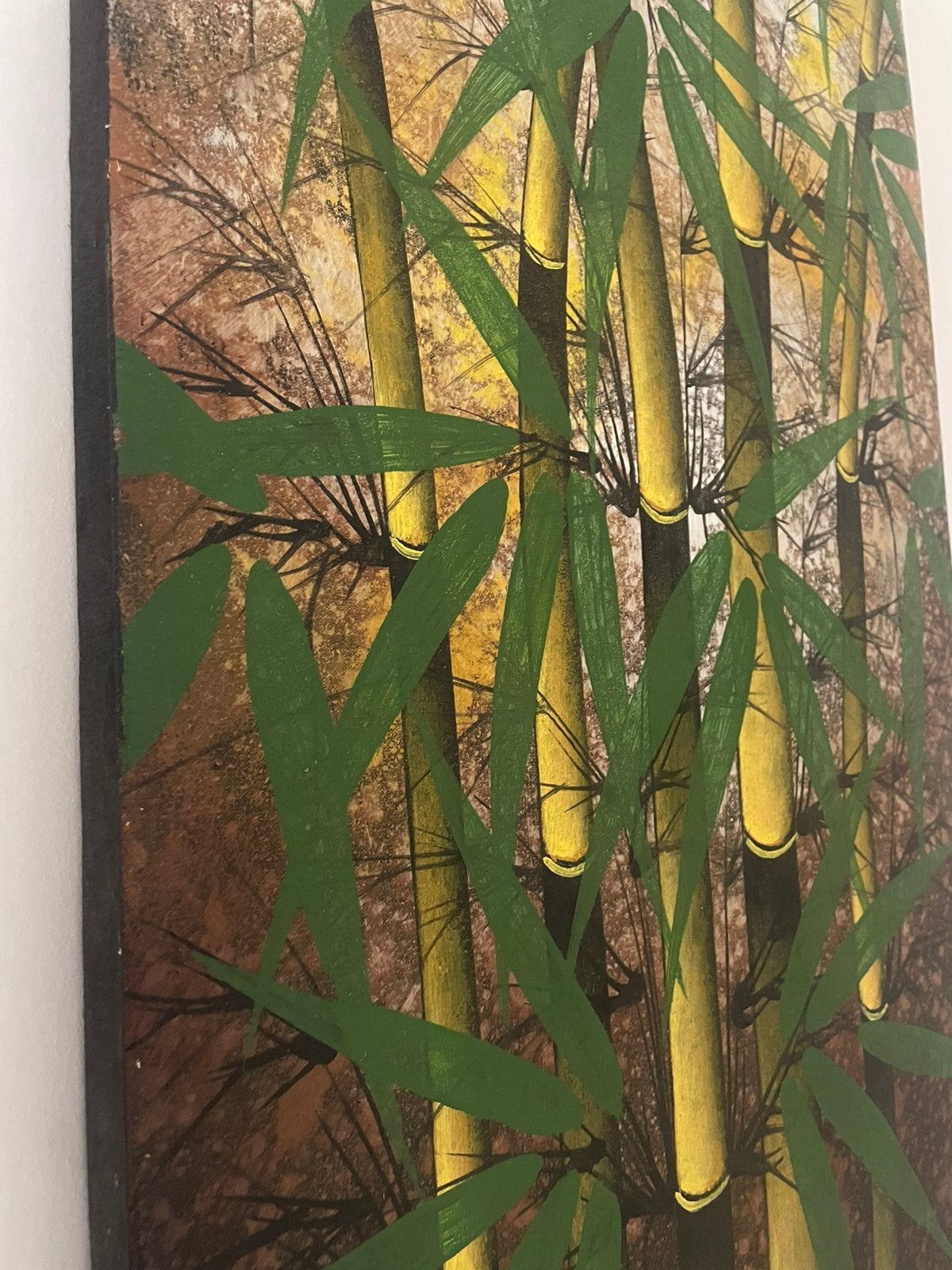 Bamboe op canvas, Ophalen of Verzenden