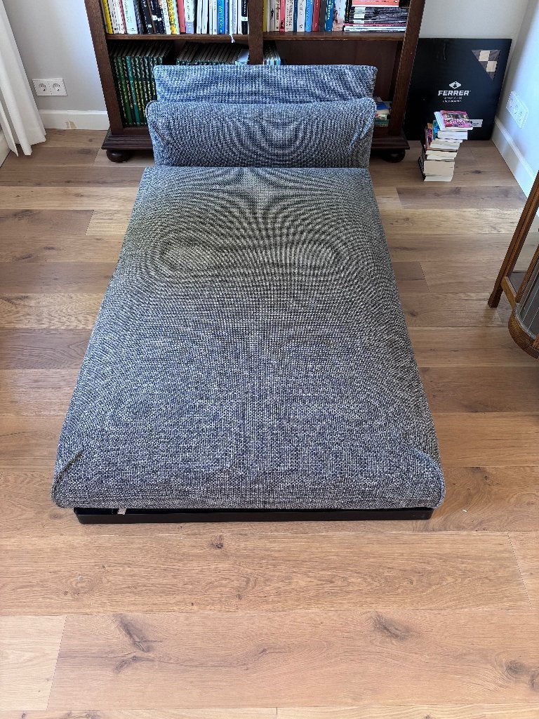 Chaise longue element ÄPPLARYD (Lejde grijs/zwart), Ophalen, Overige maten, Scandinavisch, Zo goed als nieuw