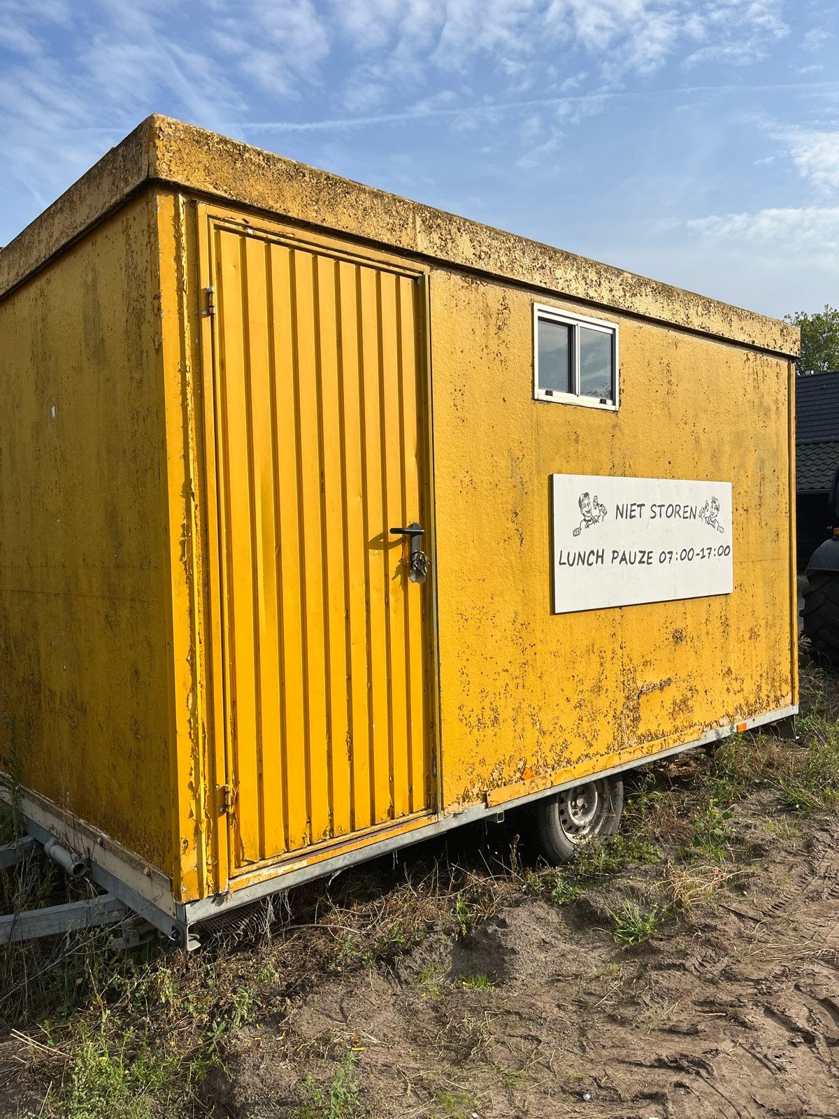 Mobiele Schaftwagen / Keetwagen - met kenteken, Ophalen
