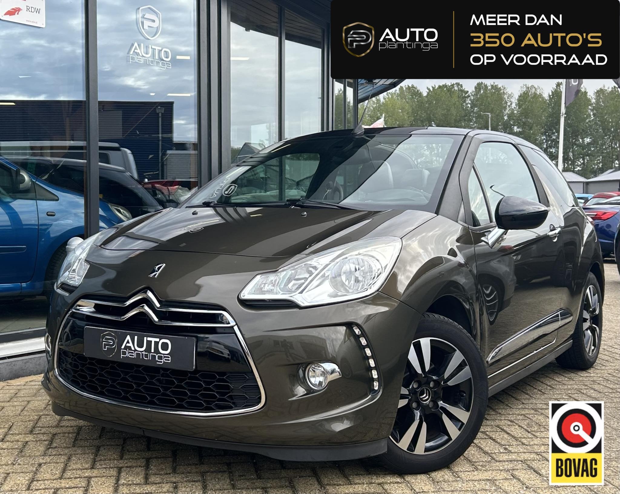 Citroen DS3 Cabrio 1.2 VTi Chic 82PK | NL AUTO | NAP | Nette, Auto's, Voorwielaandrijving, Euro 5, Stof, 1199 cc