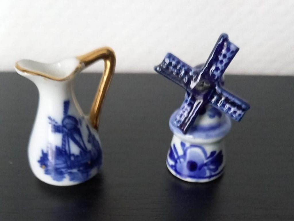 Delfts blauwe miniaturen, Kannetje en Molen, Ophalen of Verzenden, Nieuw, Overige typen