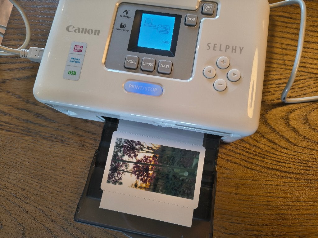 Canon Selphy ca-cp200 compacte foto printer, Ophalen of Verzenden, Gebruikt, Canon