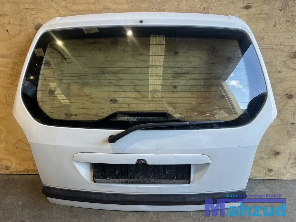 OPEL ZAFIRA A WIT Achterklep 1998-2005, Gebruikt, Deur, Opel Automobile GmbH, Ophalen of Verzenden