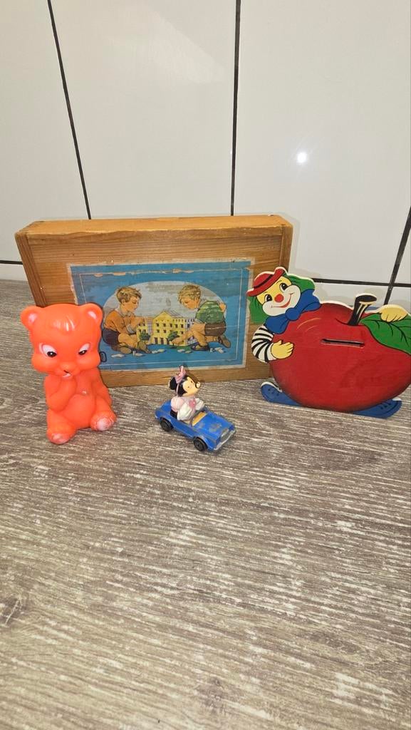 Vintage blokkendoos., Antiek en Kunst, Ophalen of Verzenden