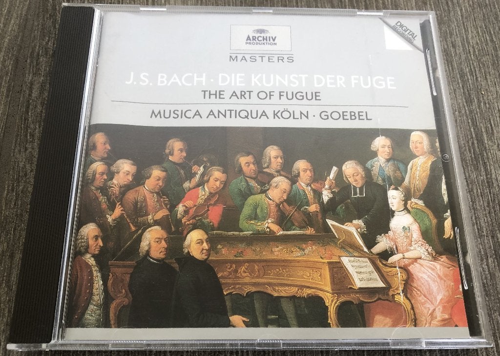 BACH - DIE KUNST DER FUGE - MUSICA ANTIQUA KOLN - GOEBEL, Overige typen, Ophalen of Verzenden, Zo goed als nieuw, Barok
