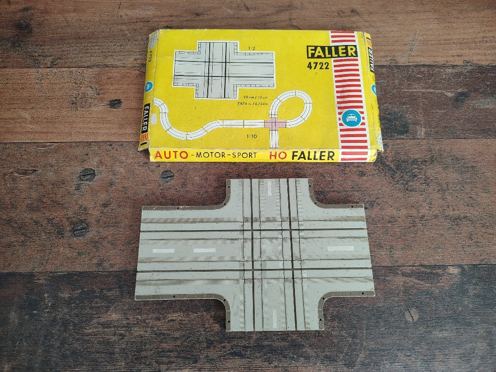 Kruising 4722/ Baanstuk/ Faller AMS /Slotcar /Racebaan, Ophalen of Verzenden, Gebruikt, Elektrisch, Carrera