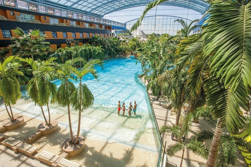 50% korting toegang Therme Erding in Aug/Sept 2026, Drie personen of meer, Kortingskaart