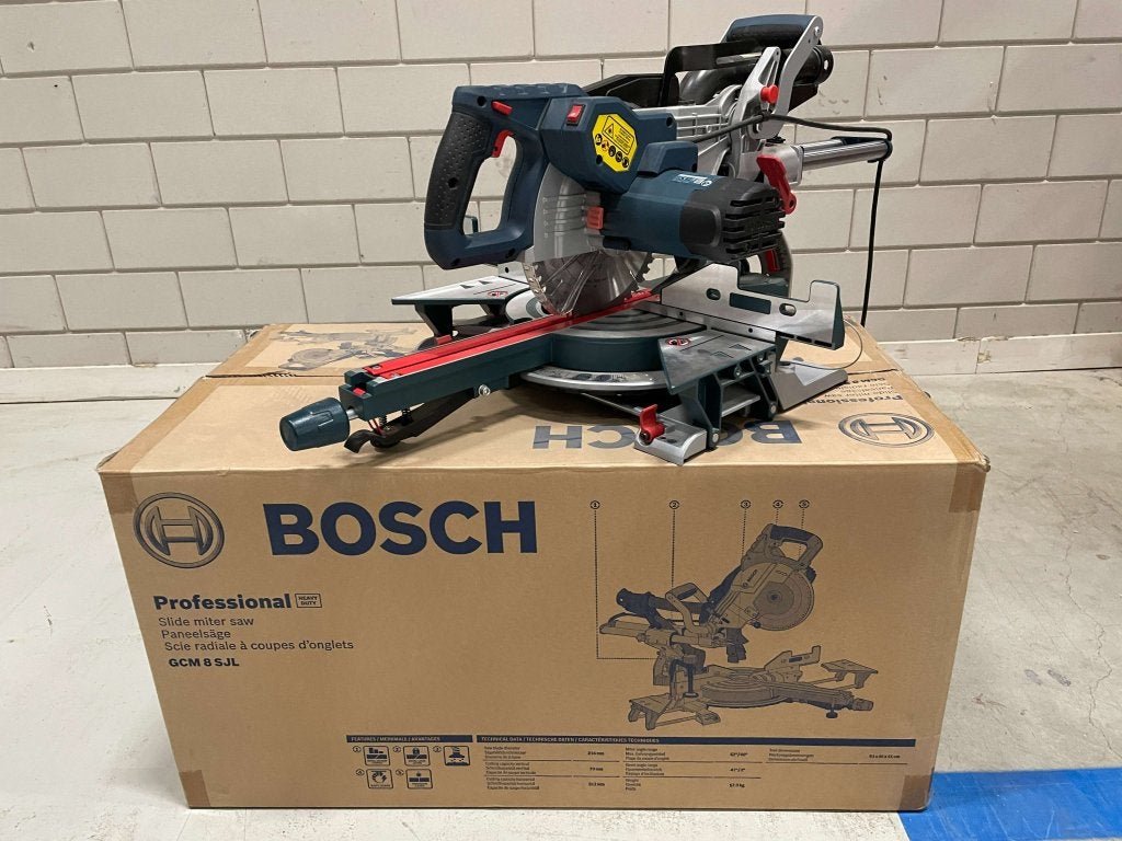 Bosch GCM 8 SJL Afkortzaag - 1600W - 216 x 30mm, Niet ingevuld, Niet ingevuld, Nieuw, Ophalen of Verzenden