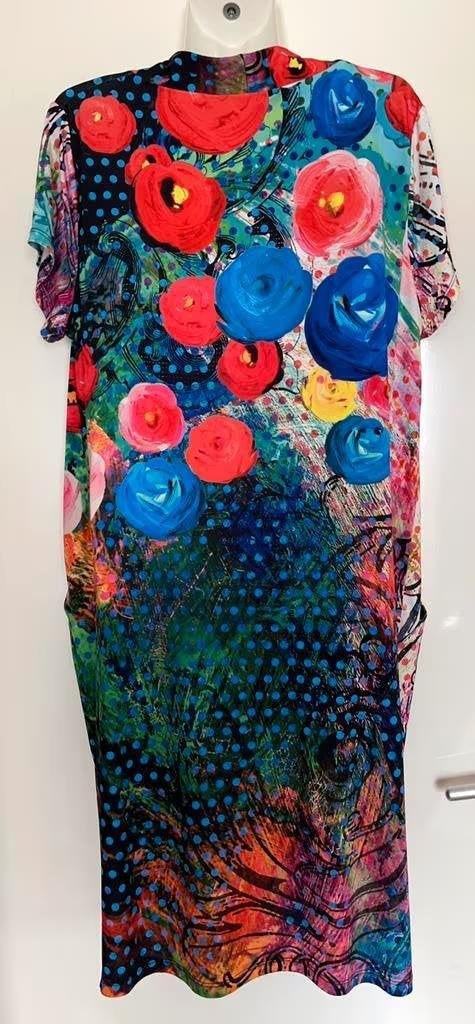 Magna jurk maat 44, Kleding | Dames, Overige kleuren, Maat 42/44 (L), Ophalen of Verzenden, Zo goed als nieuw