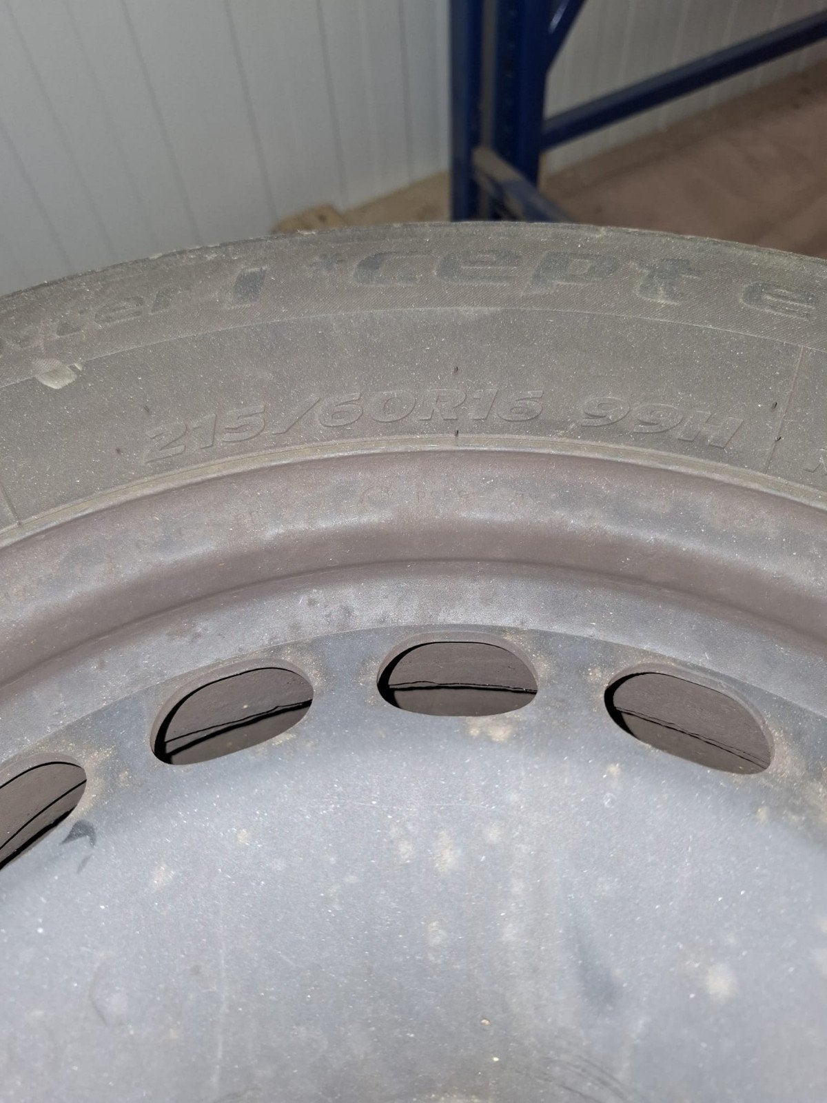 4 winterbanden met velgen volkswagen Passat, Ophalen, Gebruikt
