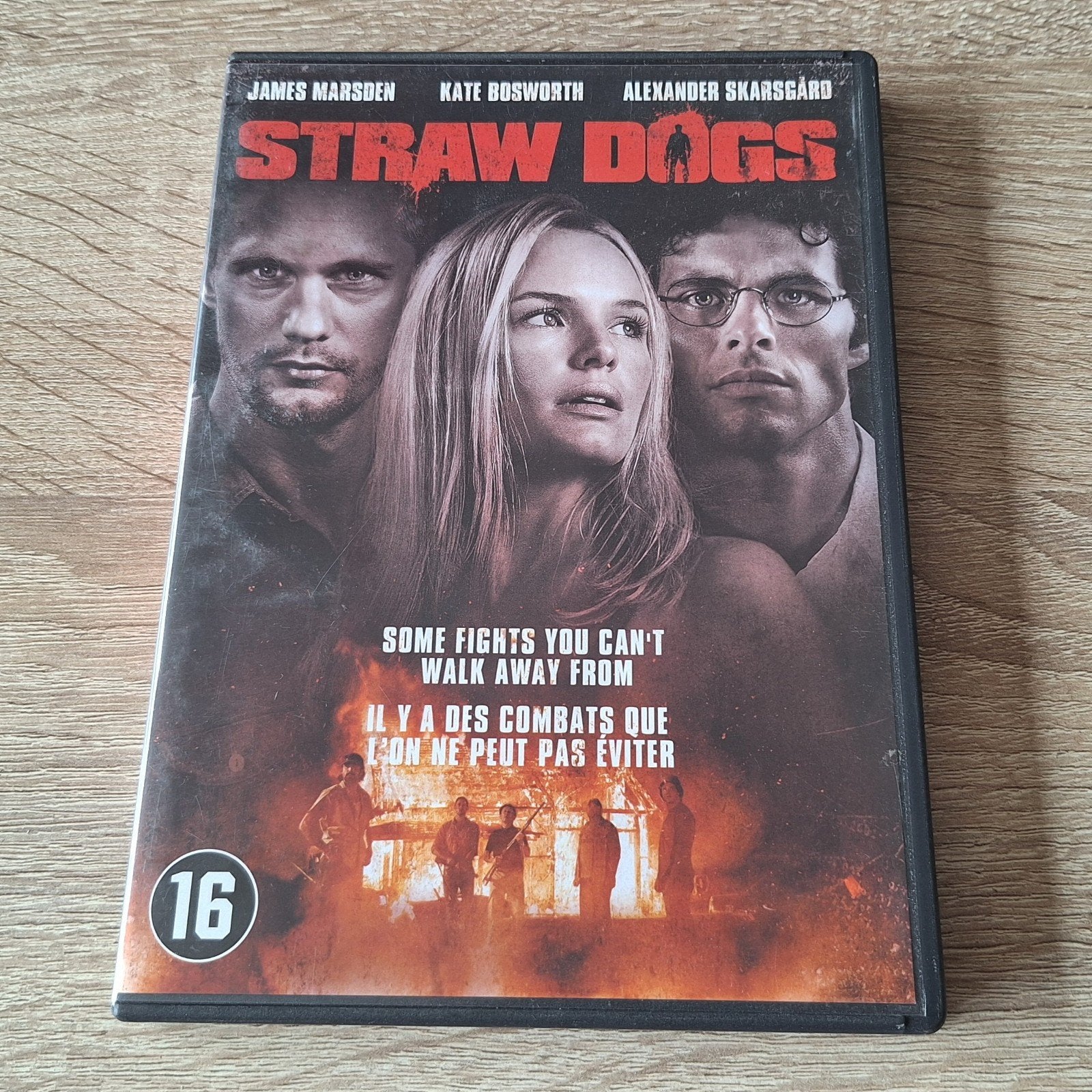 Straw Dogs DVD - Actie/Thriller met James Marsden, Cd's en Dvd's, Vanaf 16 jaar, Actiethriller, Ophalen of Verzenden, Frans