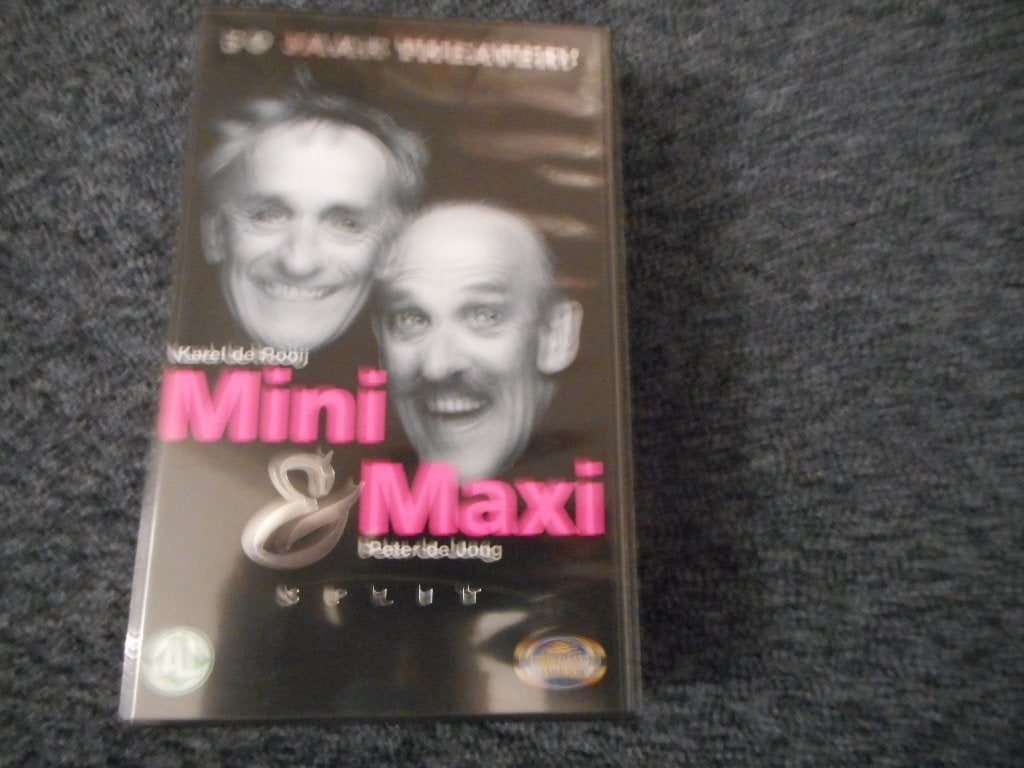 MINI & MAXI "Het Concert" Theater Klassieker Op VIDEO!, Verzenden, Alle leeftijden, Zo goed als nieuw, VHS