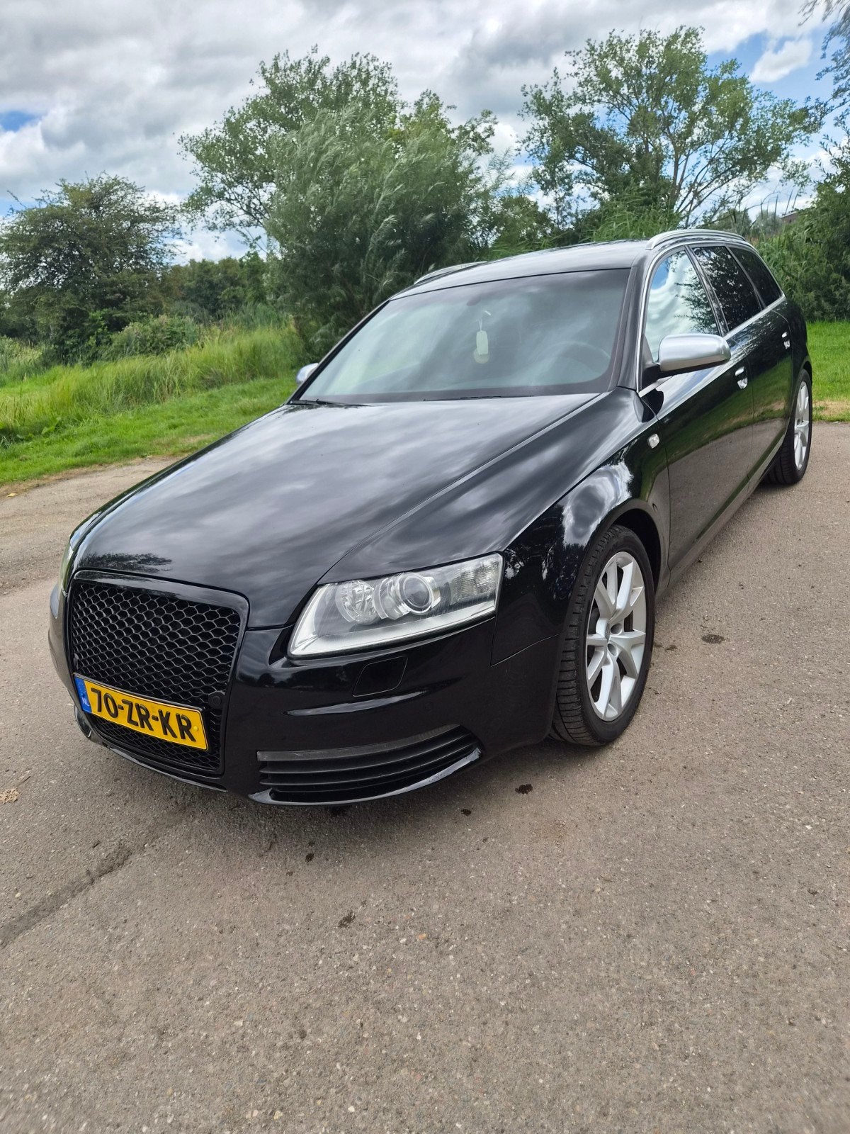 Audi A6 2.8 automaat alcatarna zwart, Auto's, Audi, Automaat, 2773 cc, Zwart, Stationwagon