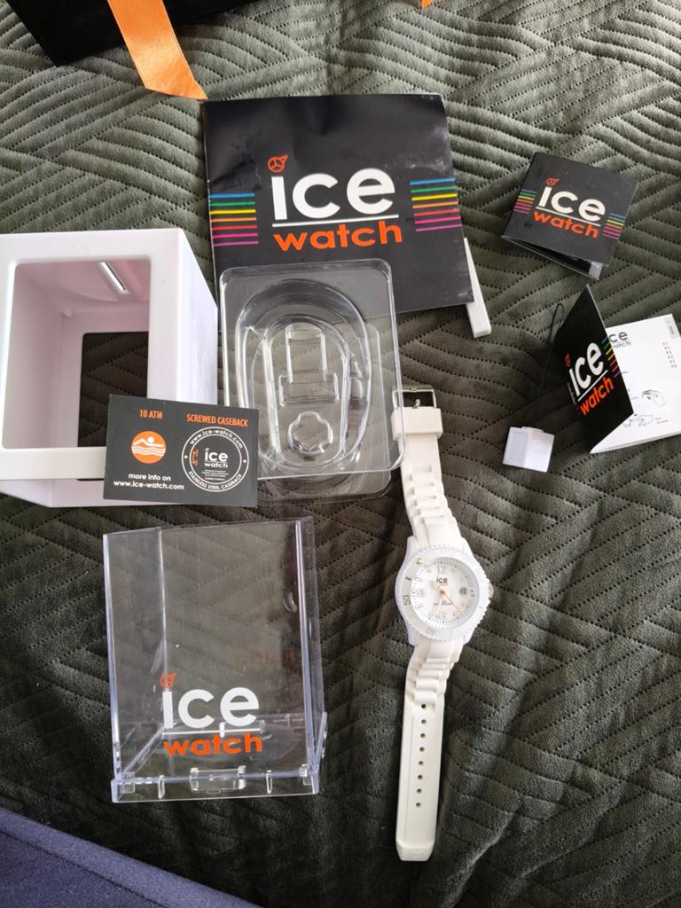 Ice Watch wit - batterij moet vervangen worden, Overige merken, Kunststof, Gebruikt, Polshorloge