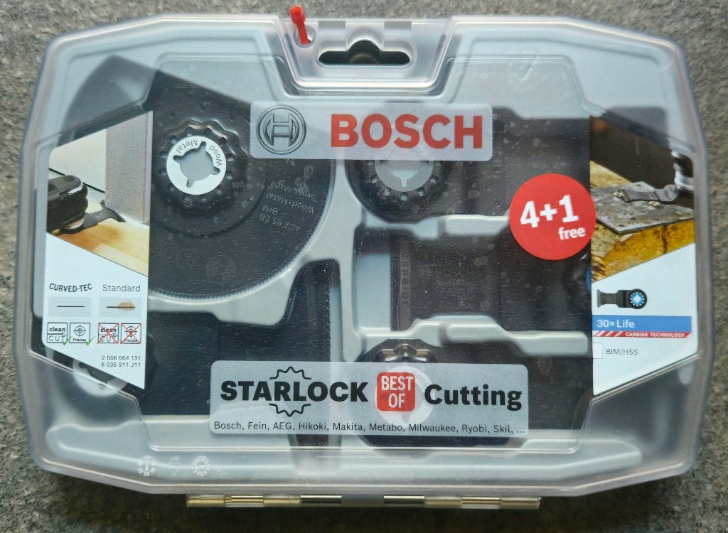 Splinternieuwe bosch multitool accessoires Starlock 4+1