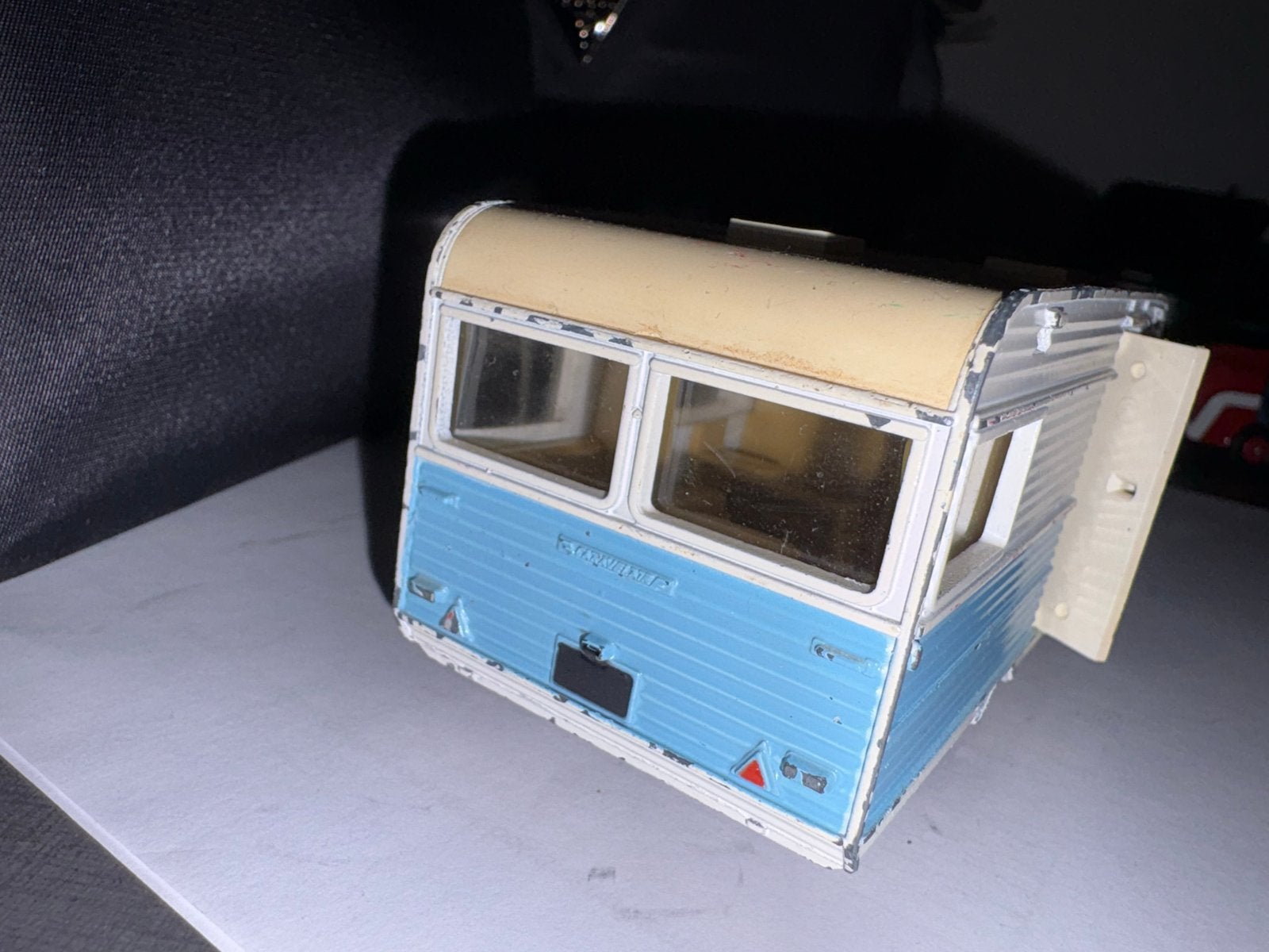 Dinky Toys Ford Zodiac met Caravan - Vintage Speelgoed, Ophalen of Verzenden, Gebruikt, Auto
