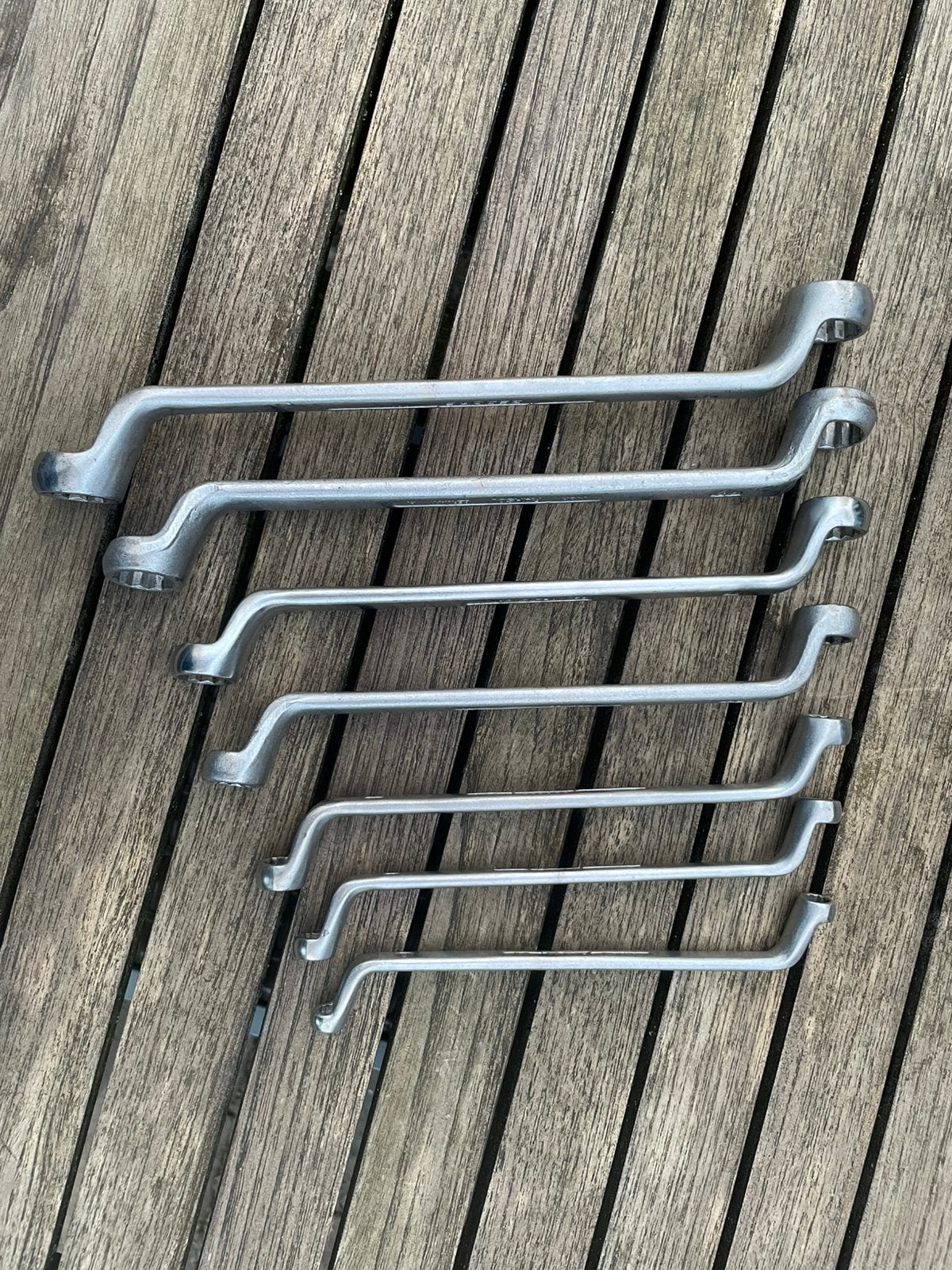 Gedore No.1 ring-ringsleutels - mooie set - 6 t/m 19 mm, Auto diversen, Autogereedschap, Ophalen of Verzenden, Gebruikt