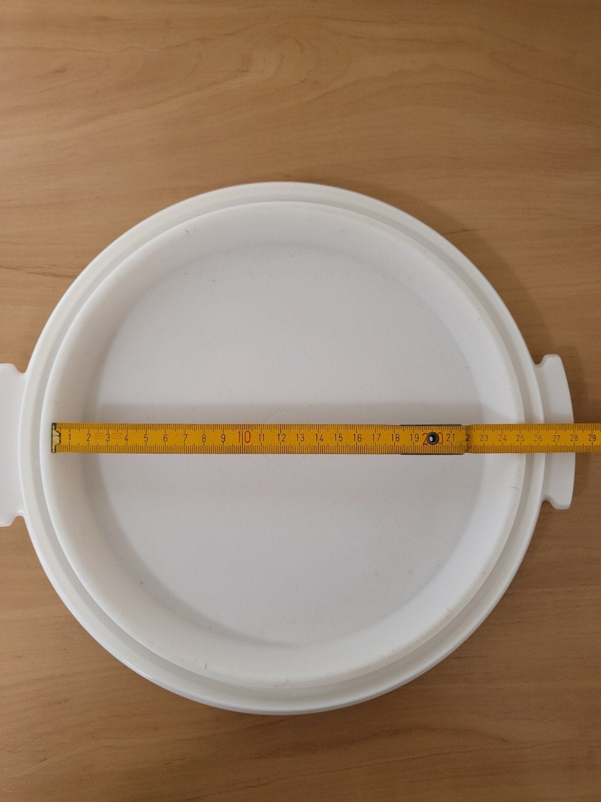 Tupperware taartdoos, kleur wit, Huis en Inrichting, Ophalen, Gebruikt, Bewaardoos, Wit