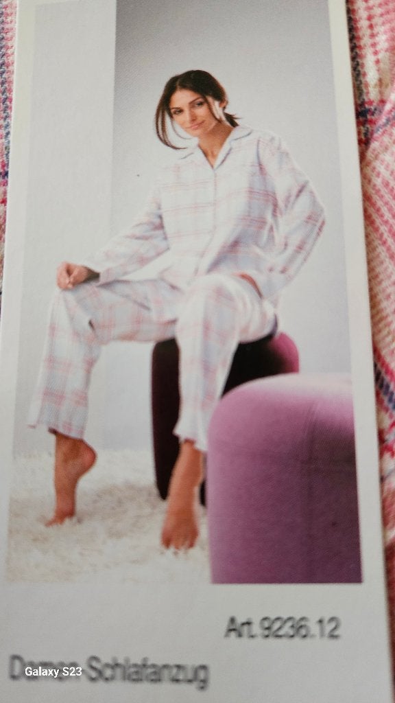 Dames pyjama flanel, Maat 46/48 (XL) of groter, Onbekend, Nieuw, Ophalen of Verzenden
