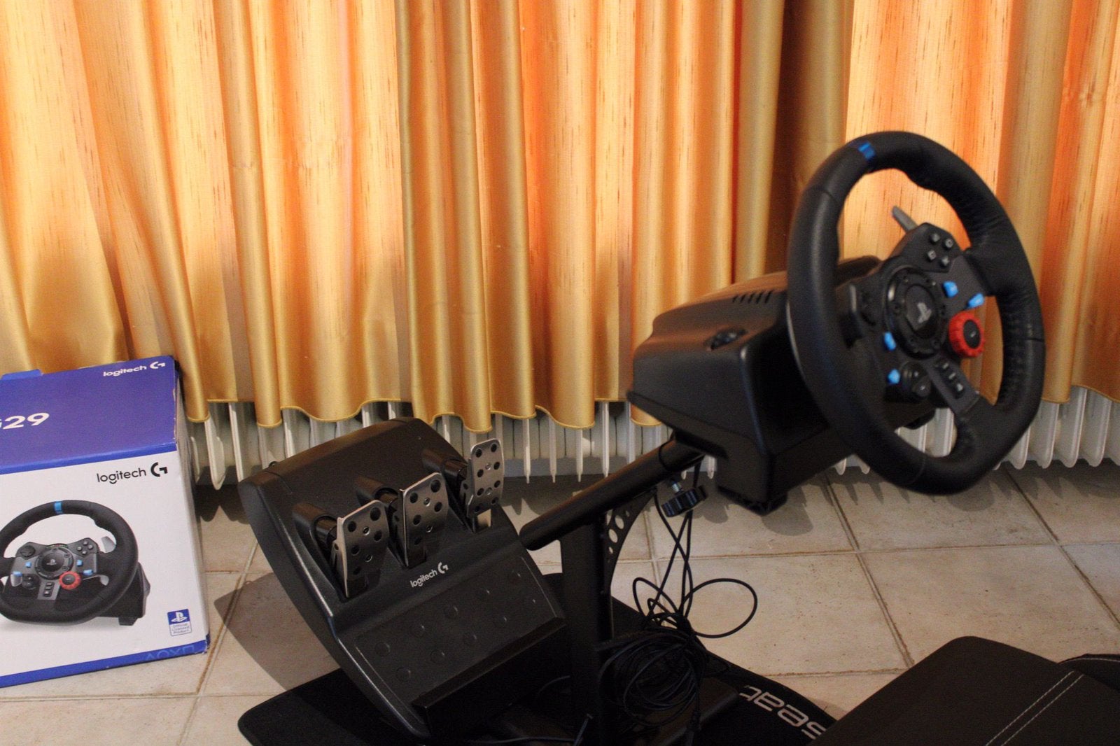 Dikke Racing SET PlaySeat Zwart + LogiTech  G29, Ophalen of Verzenden, Zo goed als nieuw, Playseat of Racestoel