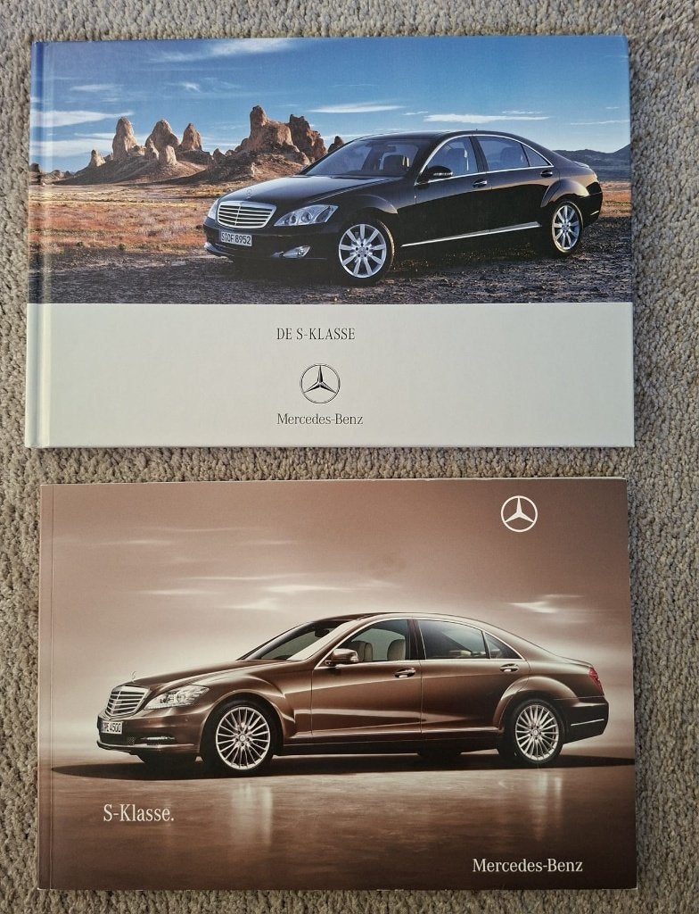 2 NL brochures Mercedes-Benz S-klasse W221, Ophalen of Verzenden, Zo goed als nieuw, Mercedes