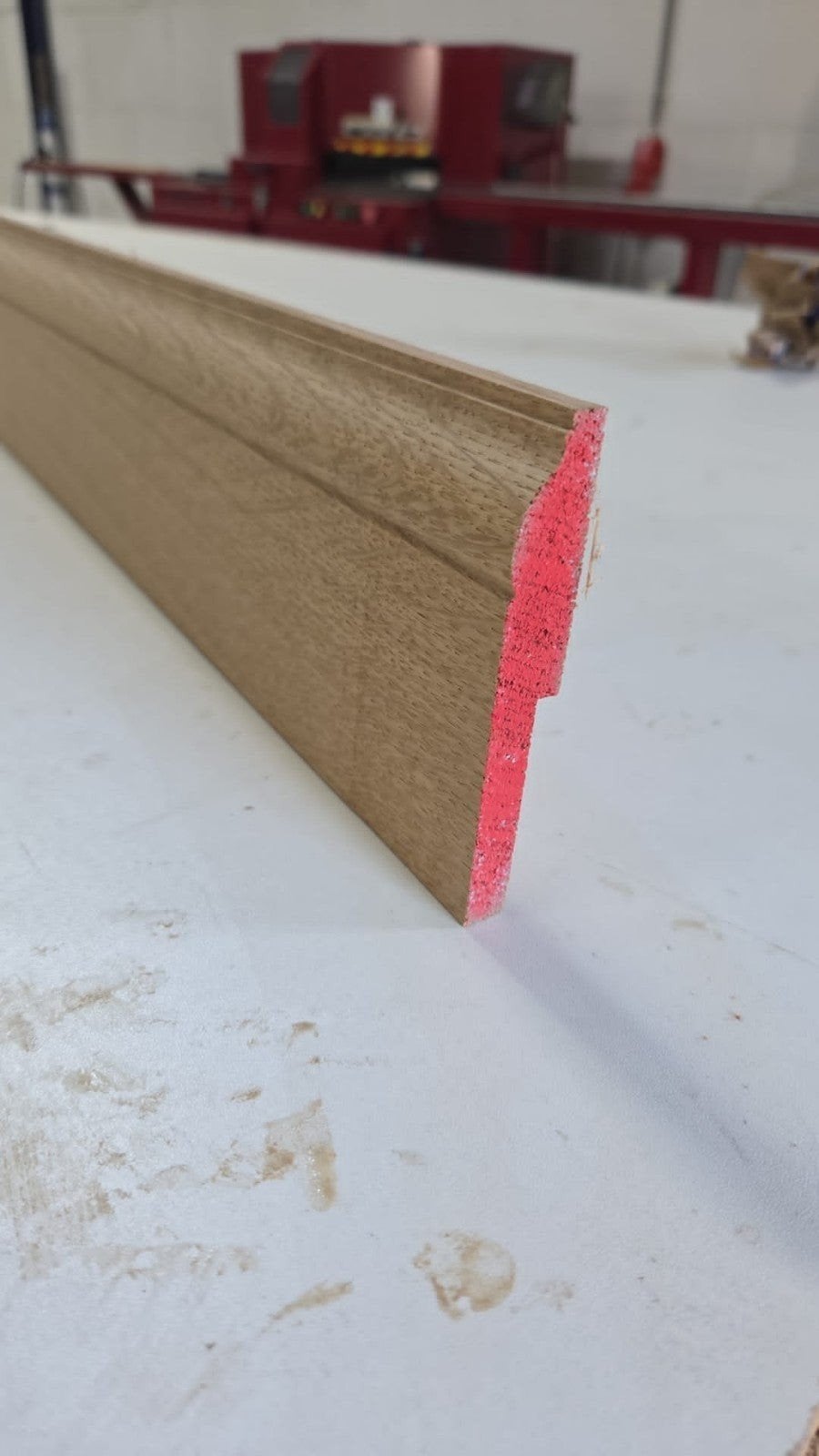 Eiken plinten  16x100mm, glad en strak geprofileerd, Doe-het-zelf en Verbouw, Eiken, Nieuw, Ophalen of Verzenden, 200 tot 250 cm