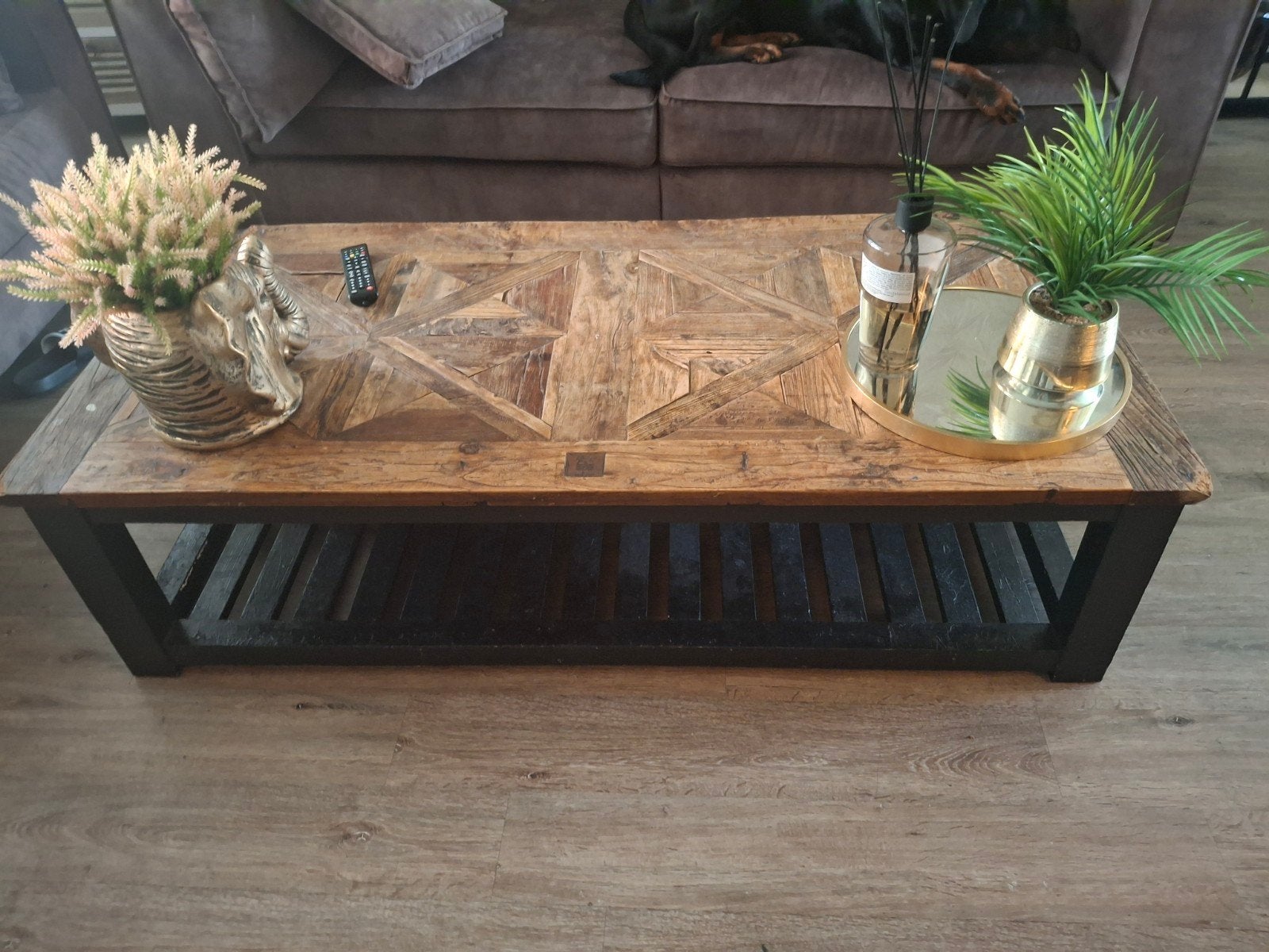 riviera maison salontafel chateau chassiny 160, Ophalen, Gebruikt, 50 tot 100 cm, 150 tot 200 cm