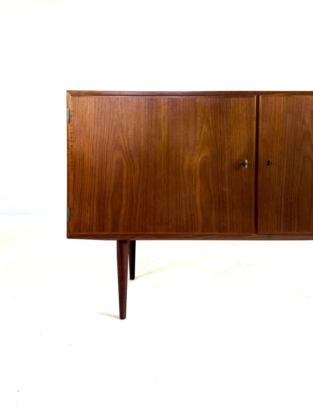 Vintage Deens teakhouten sideboard, Poul Hundevad ‘60, Huis en Inrichting, 100 tot 150 cm, Teakhout, Ophalen of Verzenden, Poul Hundevad