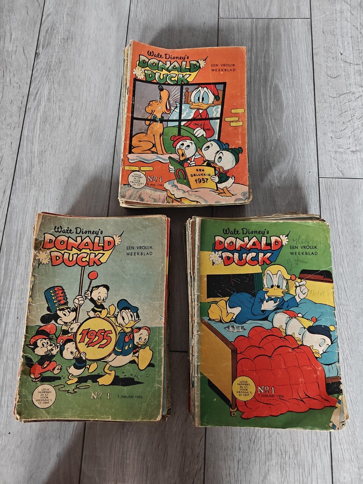 Donald Duck Weekblad 1955,1956,1957 aanbieding, Ophalen of Verzenden
