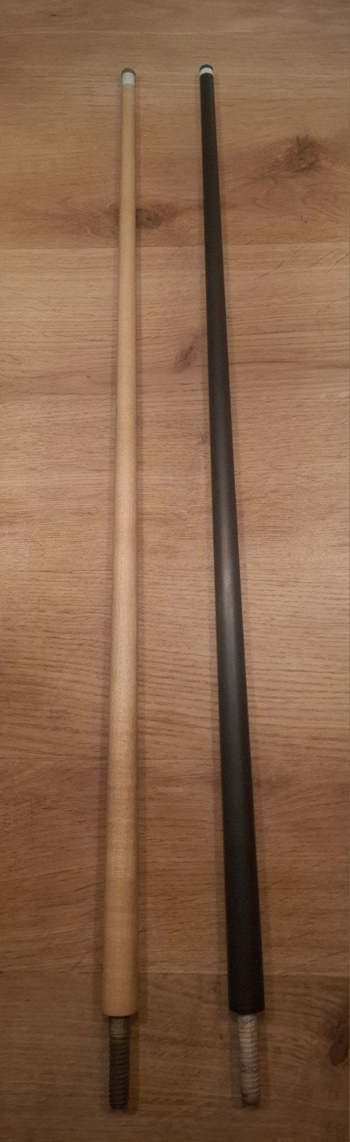 Longoni keu - Mod. R1 zwart met 2 topeinden en koffer, Ophalen of Verzenden, Nieuw, Keu of Ballen