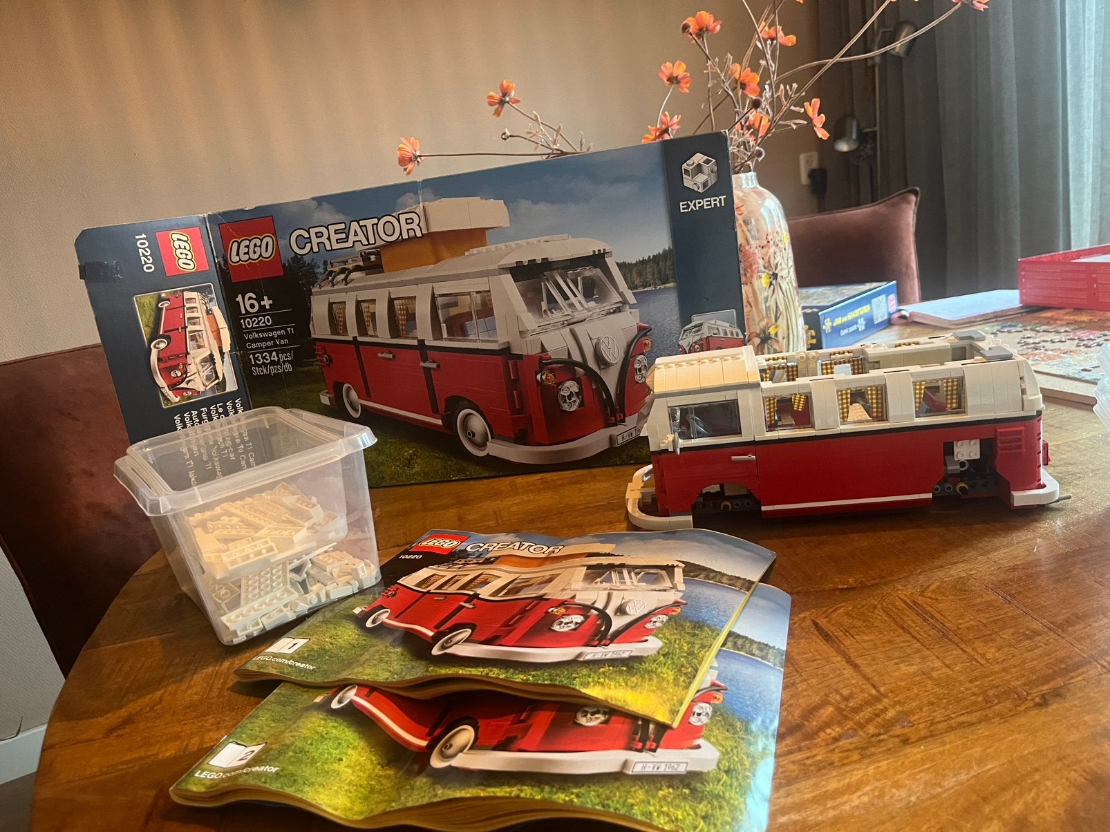 Technisch lego vw camper 10220, Kinderen en Baby's, Speelgoed | Duplo en Lego, Ophalen of Verzenden, Zo goed als nieuw