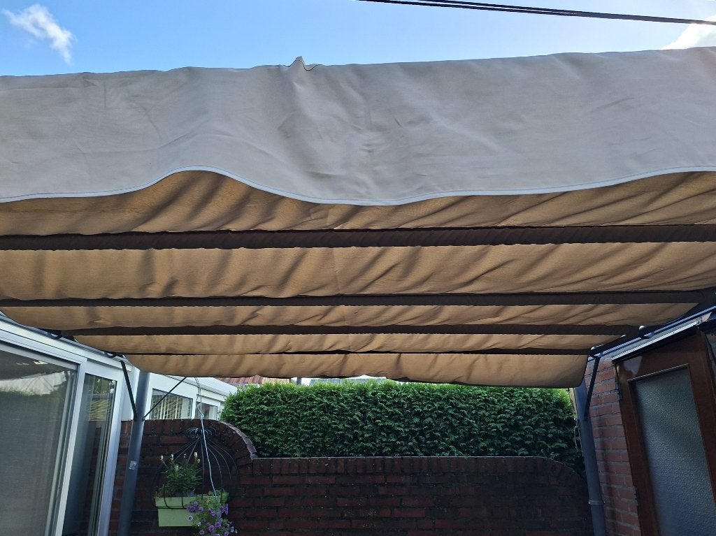 Pergola met uittrekbaar dak, Tuin en Terras, Ophalen, Gebruikt, Tuinpaviljoen