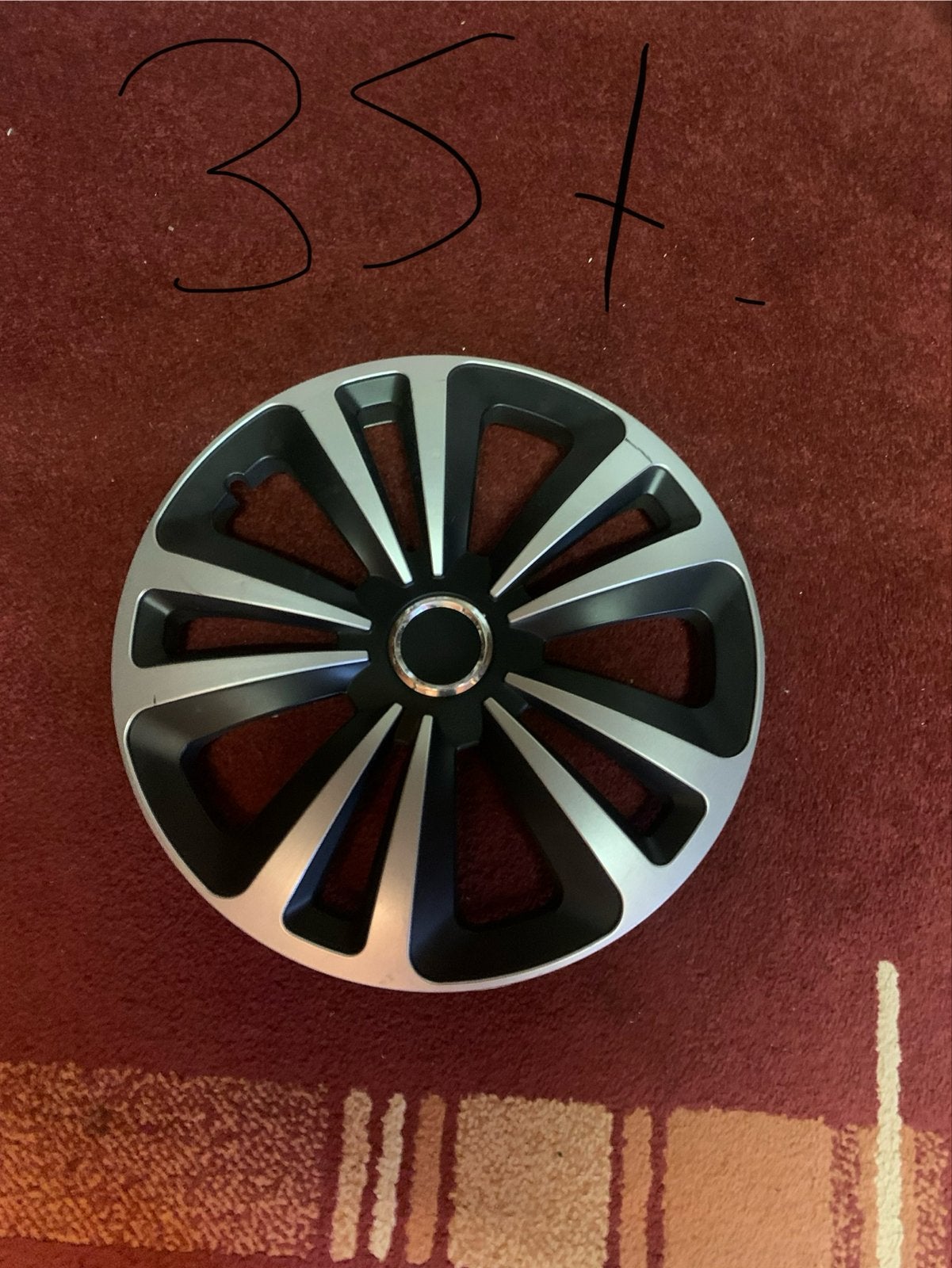 4 wieldoppen 14 inch, waarvan 1 met schade, Ophalen of Verzenden, Gebruikt