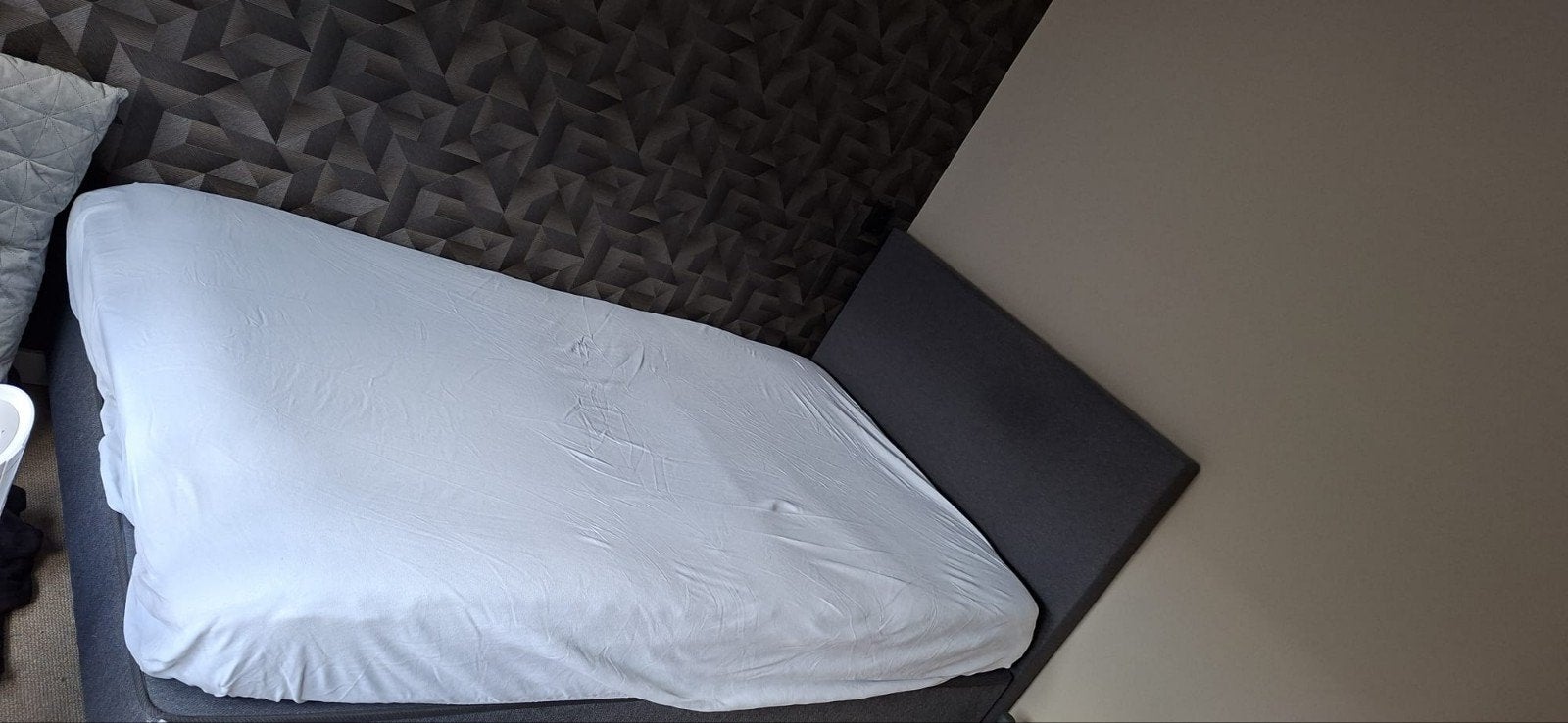 Boxspring Alta Leen Bakker 120x200 antraciet, Huis en Inrichting, Slaapkamer | Slaapbanken, Ophalen, Twijfelaar, 120 cm