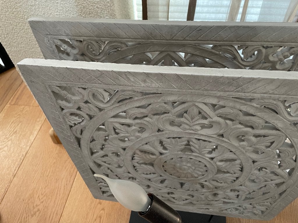 Smeedijzeren Hanglamp met Bladmotief