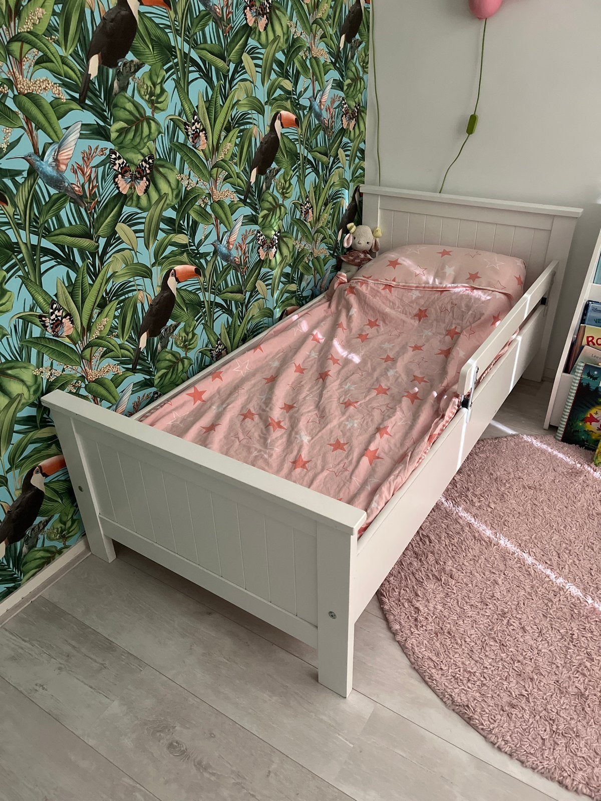 Ikea kinderbed 160x75cm met valhekje, Kinderen en Baby's, Kinderkamer | Bedden, Ophalen, Gebruikt, 160 tot 180 cm, 70 tot 85 cm