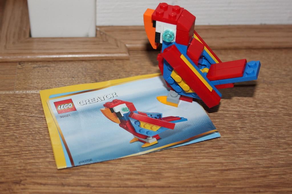 Lego Creator Papegaai 30021, Lego, Ophalen of Verzenden, Zo goed als nieuw, Compleet