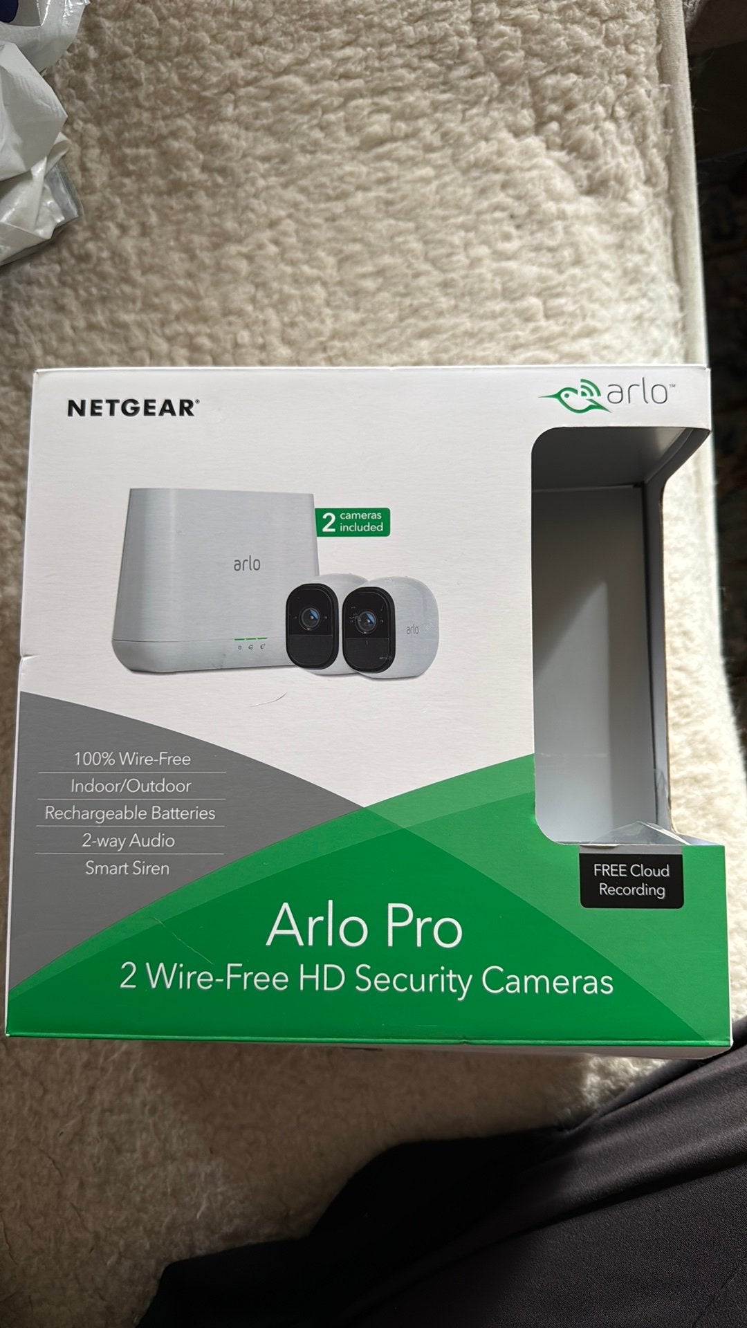Arlo Pro, Ophalen, Zo goed als nieuw
