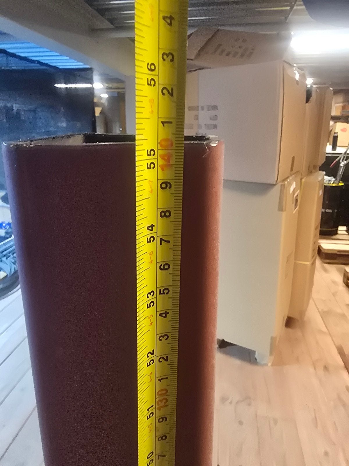 Kokerprofiel 140 cm, 80x80 mm, 4 mm dik, Ophalen, Nieuw, IJzer