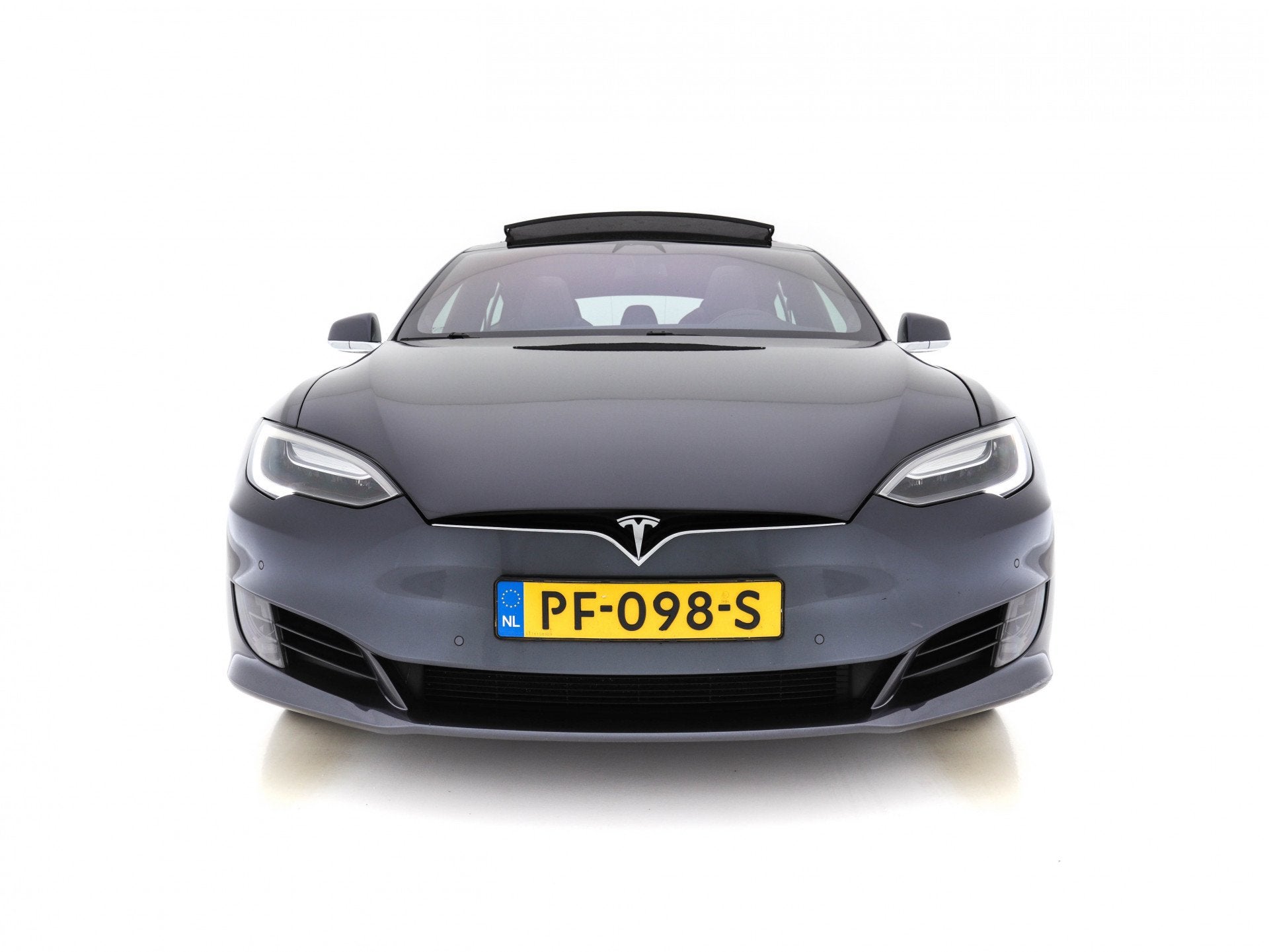 Tesla Model S 235 Kw Base [ 3-Fase-17kW ] {SoH-87%} (INCL-BT, Achterwielaandrijving, Gebruikt, Zwart, Automatische klimaatregeling