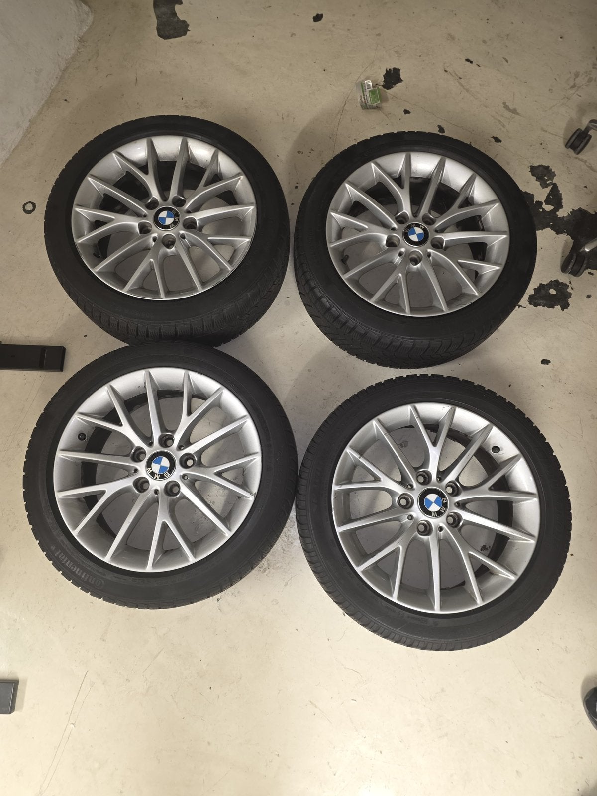 Originele  bmw 1 serie velgen 17 inch, Auto-onderdelen, Banden en Velgen, Gebruikt, Velg(en), 17 inch, Personenwagen