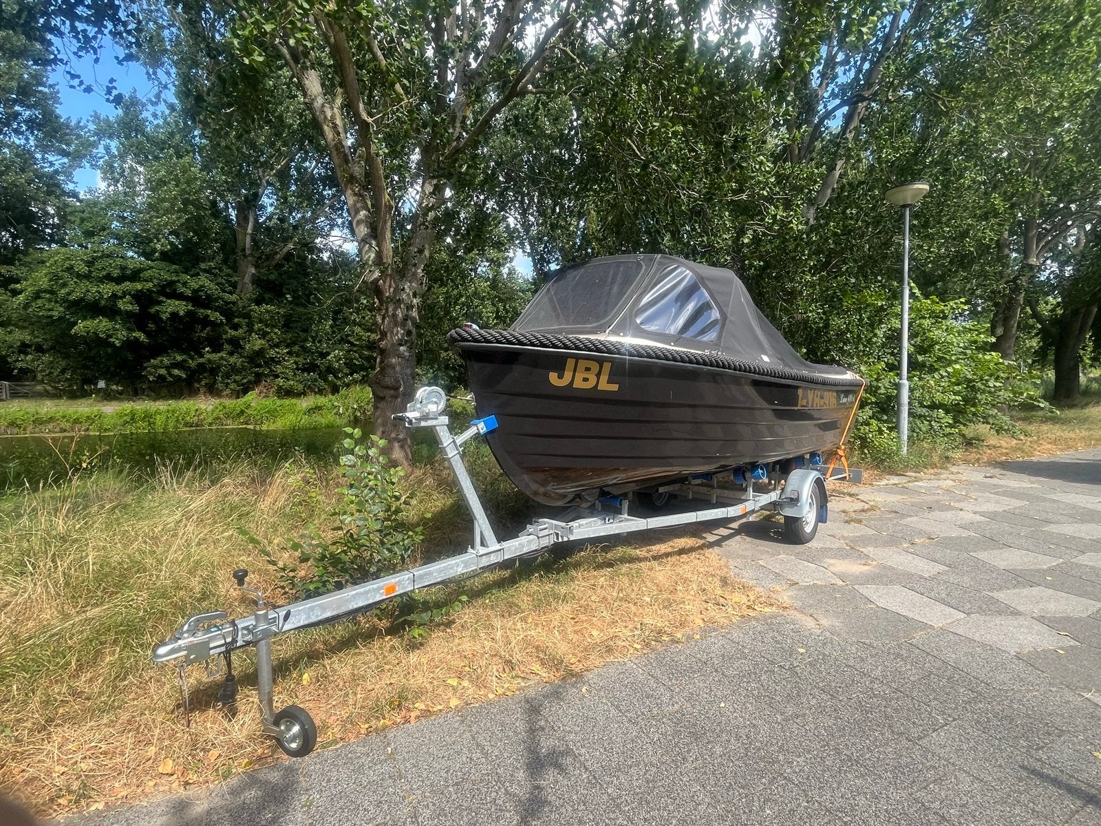 Sloep Yamaha 40 pk  met trailer inruil caravan bespreekbaar, Overige typen, 5 m, Ophalen of Verzenden, Zo goed als nieuw