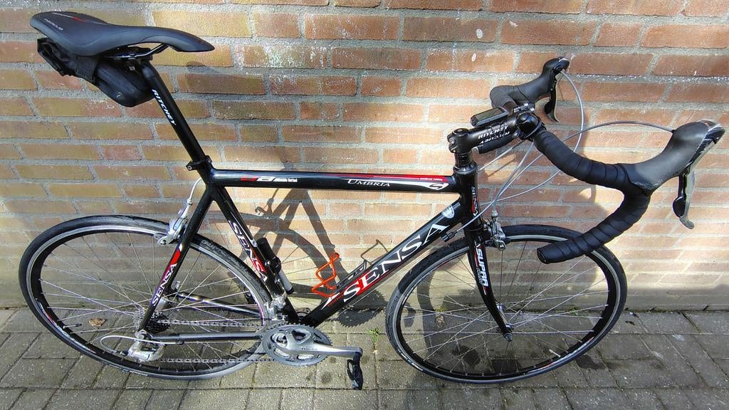 Sensa Umbria wielrenfiets framemaat 58cm, Gebruikt, Aluminium, 57 tot 61 cm, Meer dan 20 versnellingen