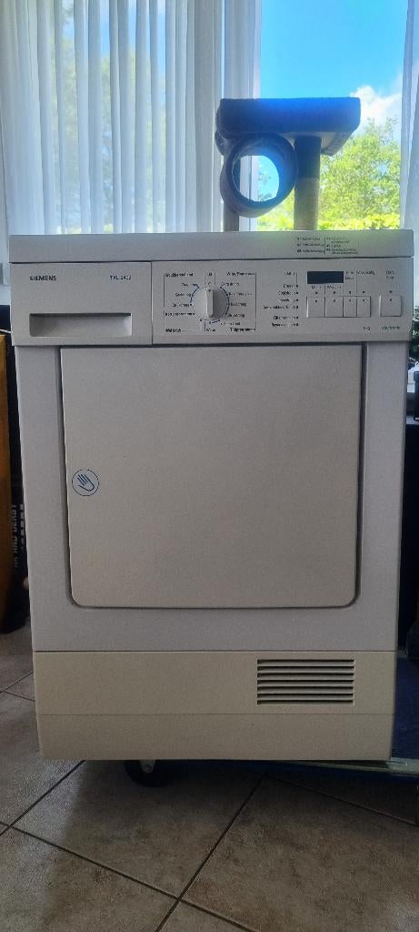 Siemens TXL2402 Condens Droger 6kg, laag in verbruik, Ophalen, 6 tot 8 kg, Gebruikt, Voorlader